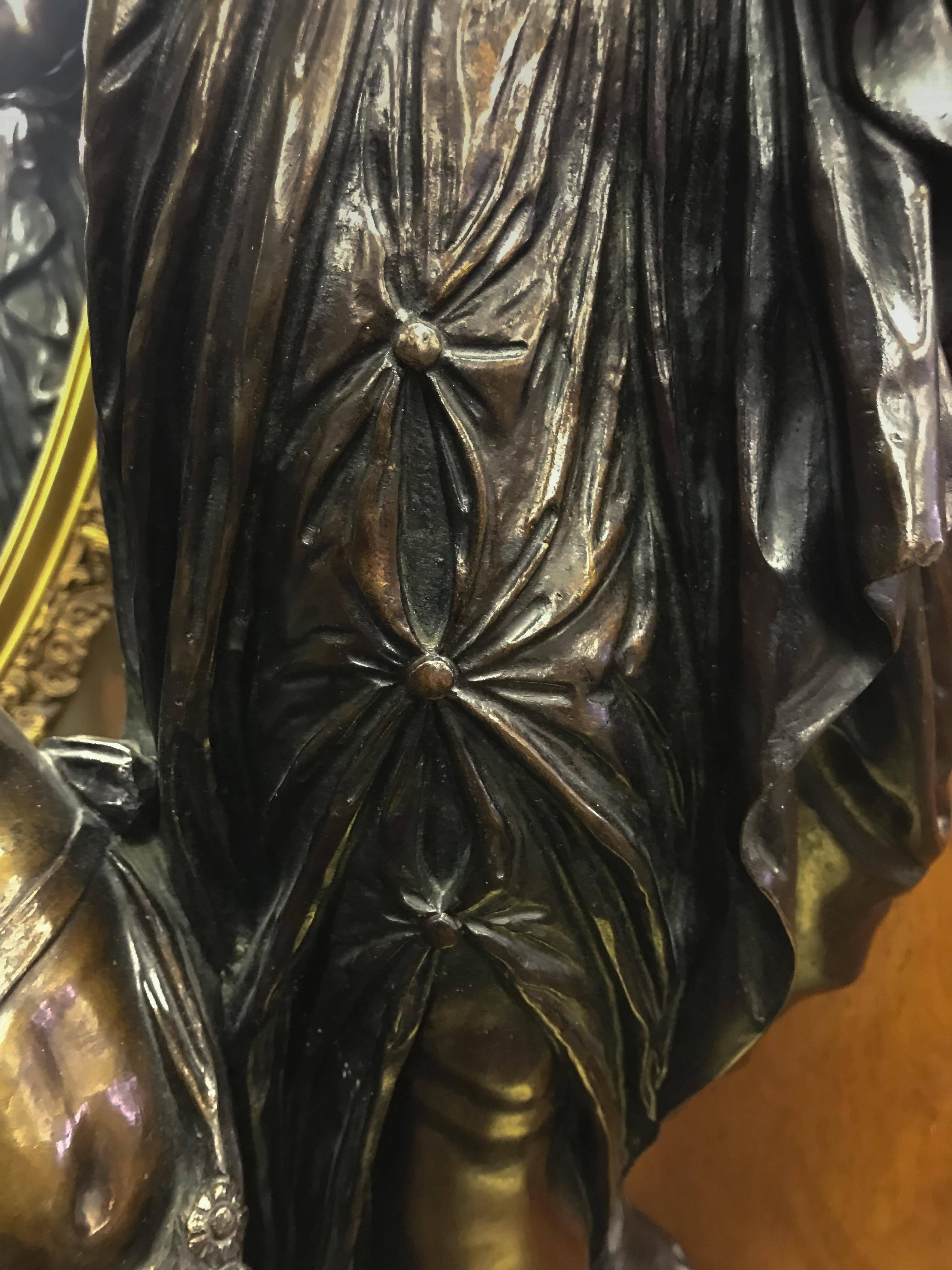 Bronze Figure of Demeter For Sale 2