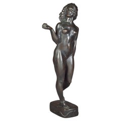 Bronze Figure of Eve by Roussana Soskice, circa 1920
