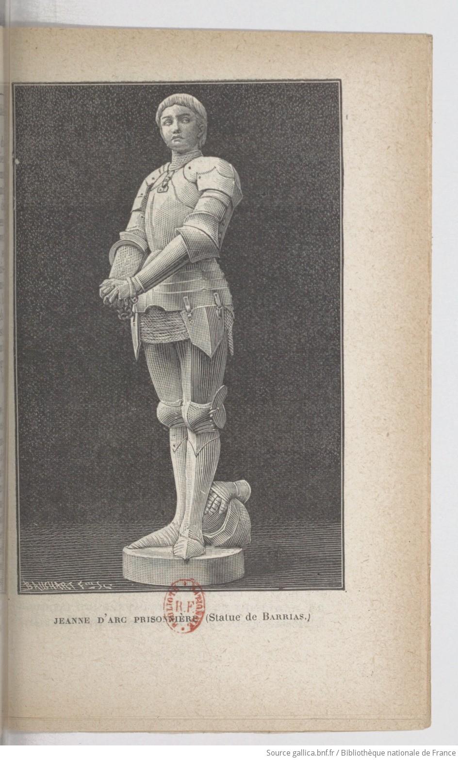 Figure de Jeanne d'Arc  From The Model By  Louis Ernest Barrias en vente 3