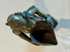 Bronze figure of Lakshmi holding a Lamp, India, 18th Century