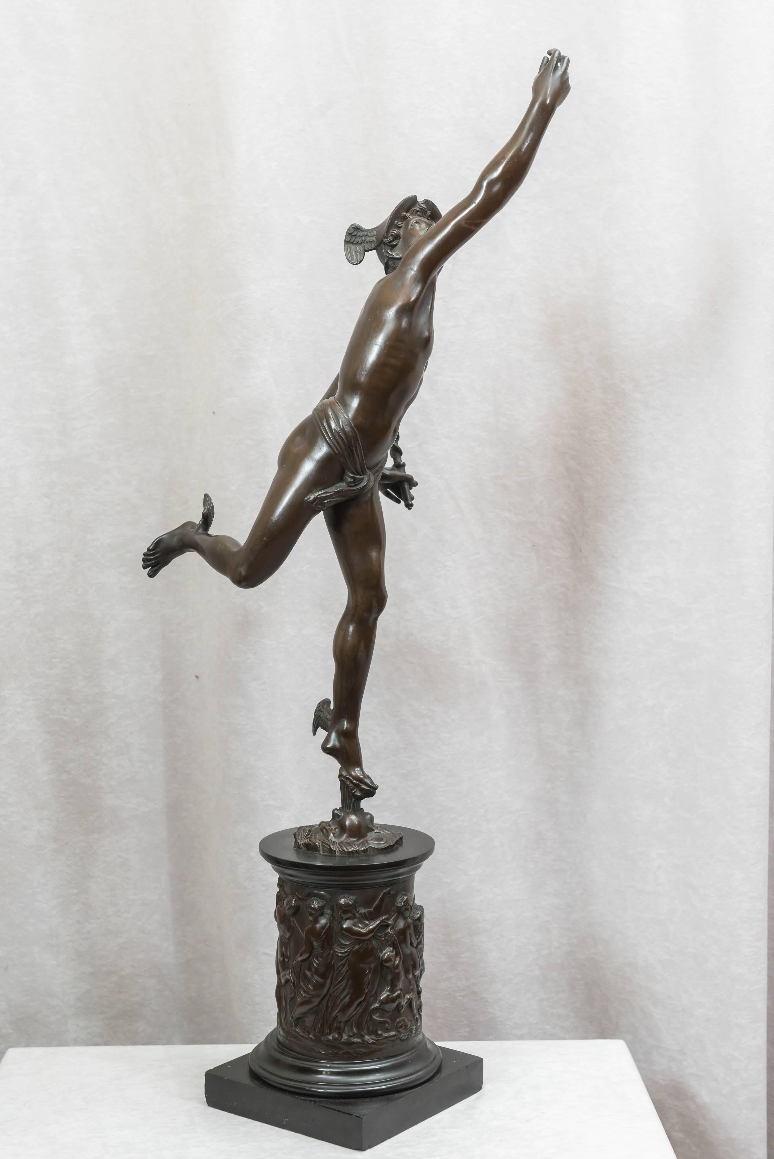 Bronze Figure of Mercury by Giambologna, Souvenir of the Grand Tour 2