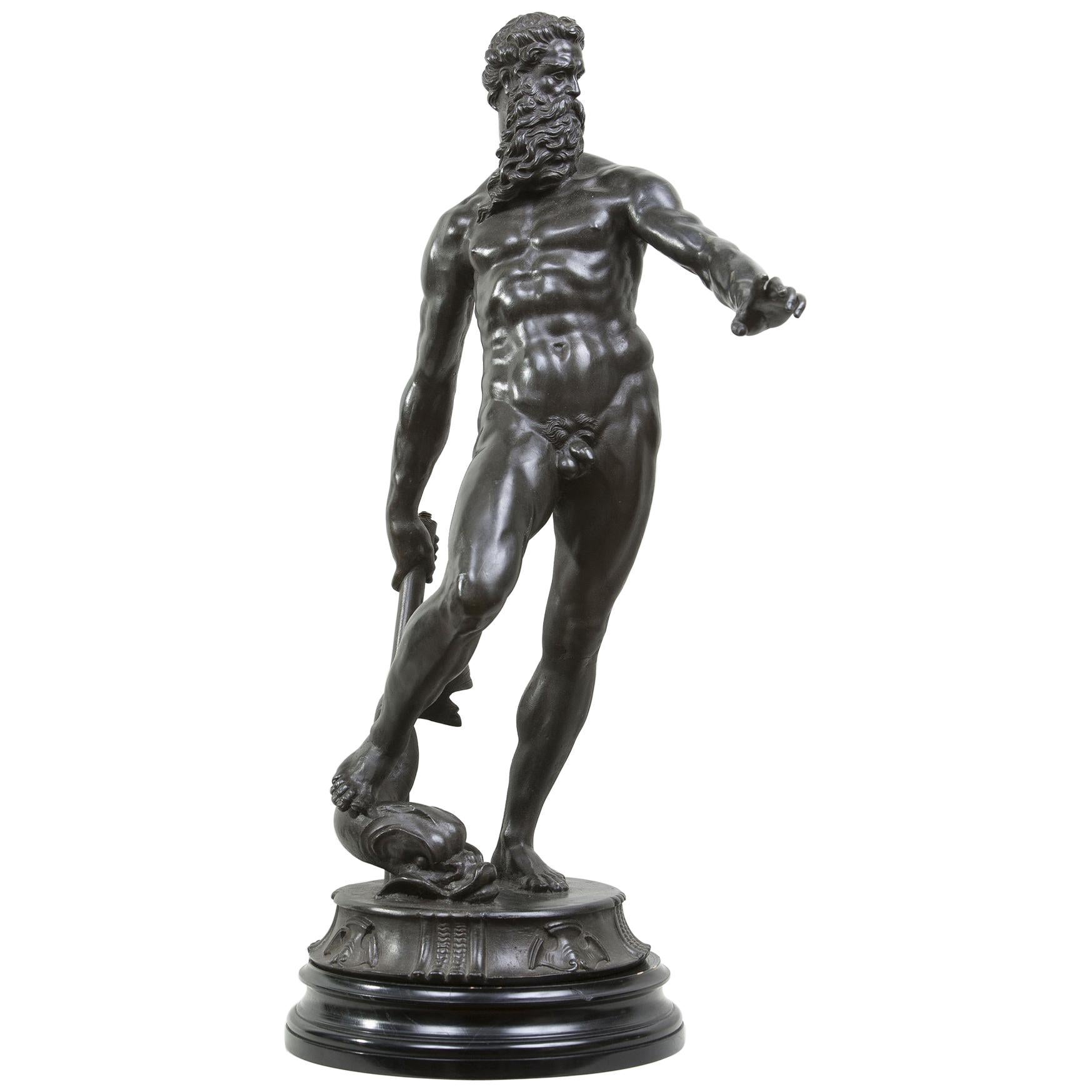 Bronze Figure of Neptune, after Giambologna