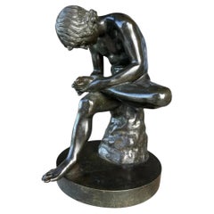 Bronze figure of Spinario Grand-Tour period - Italy - late 19th century