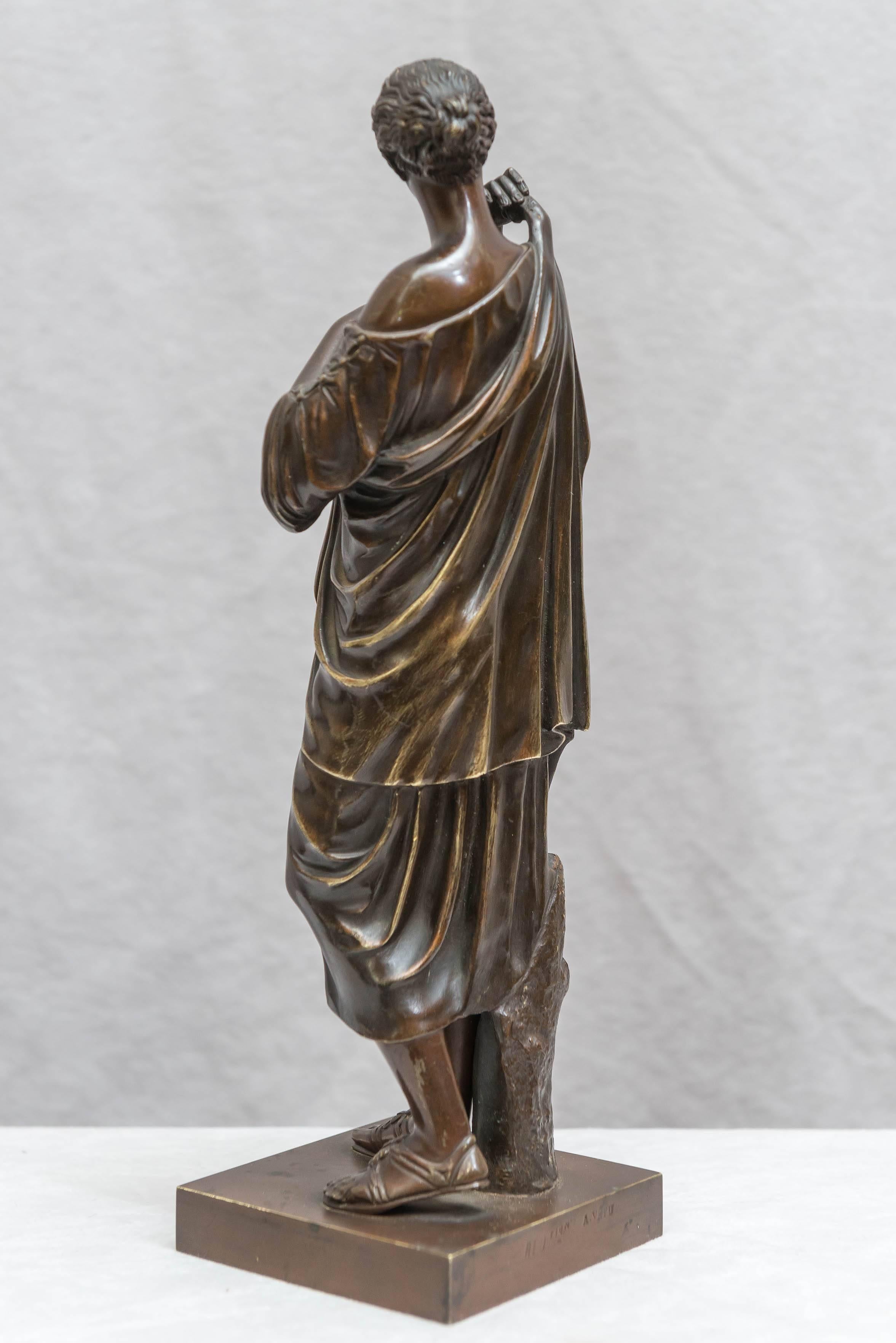 Bronze Figure of Venus, Souvenir of the Grand Tour In Excellent Condition In Petaluma, CA