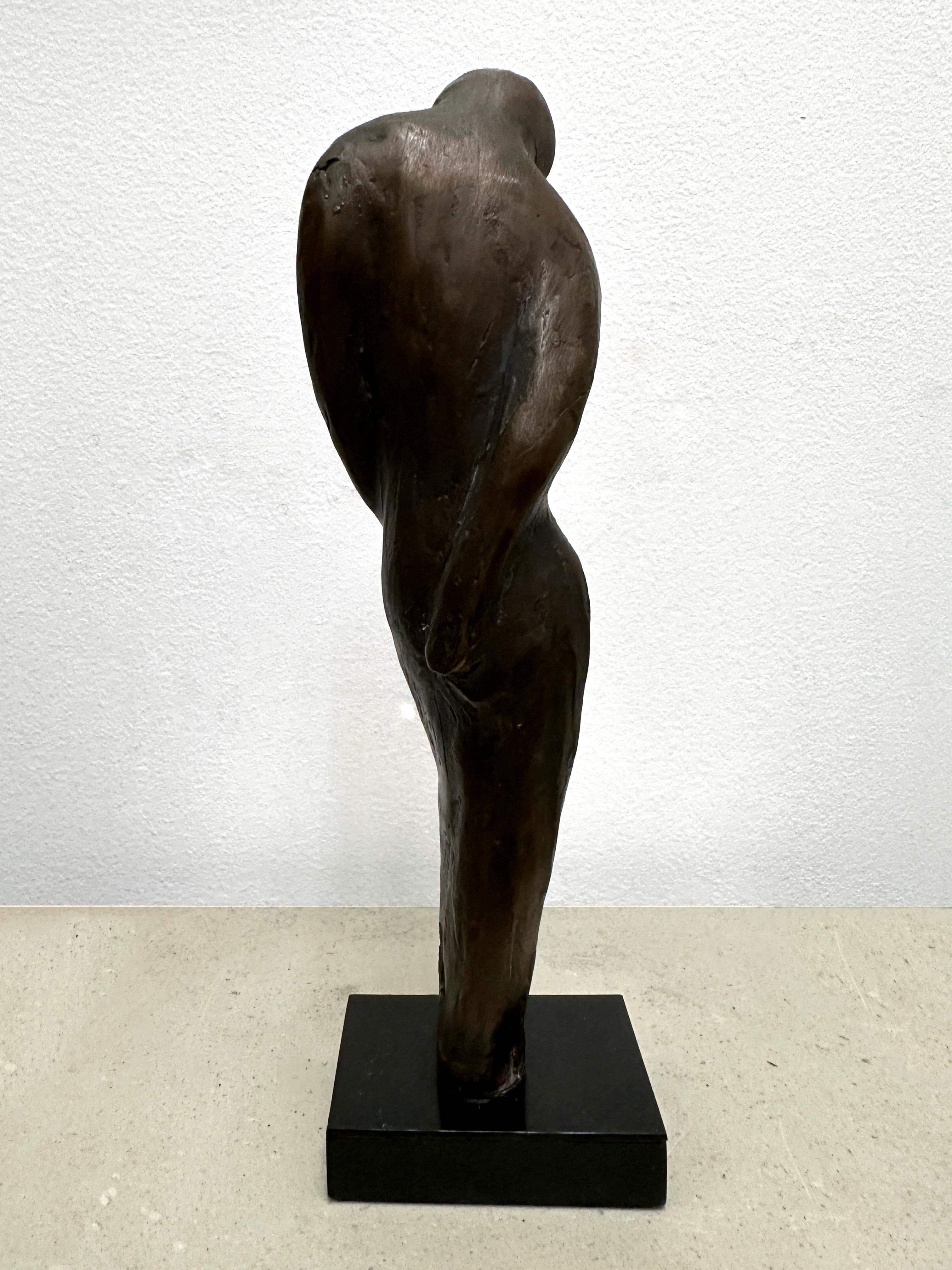 American Bronze Figure Sculpture by Caroline Stacey Circa 1980s