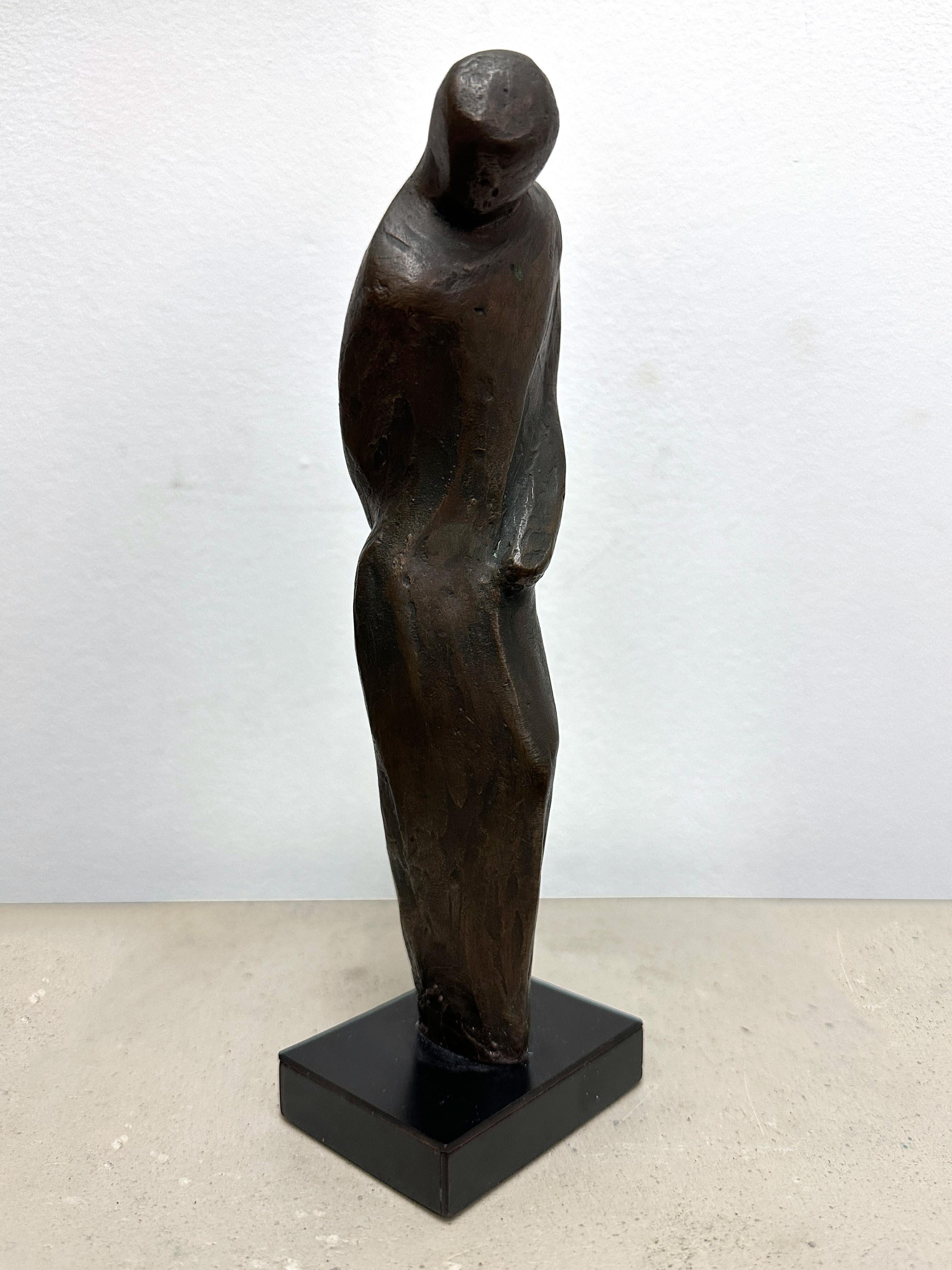 20th Century Bronze Figure Sculpture by Caroline Stacey Circa 1980s