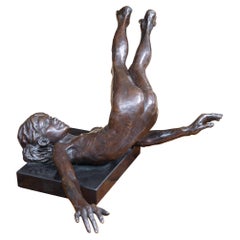 Bronze Figure Titled 'Tumbler'