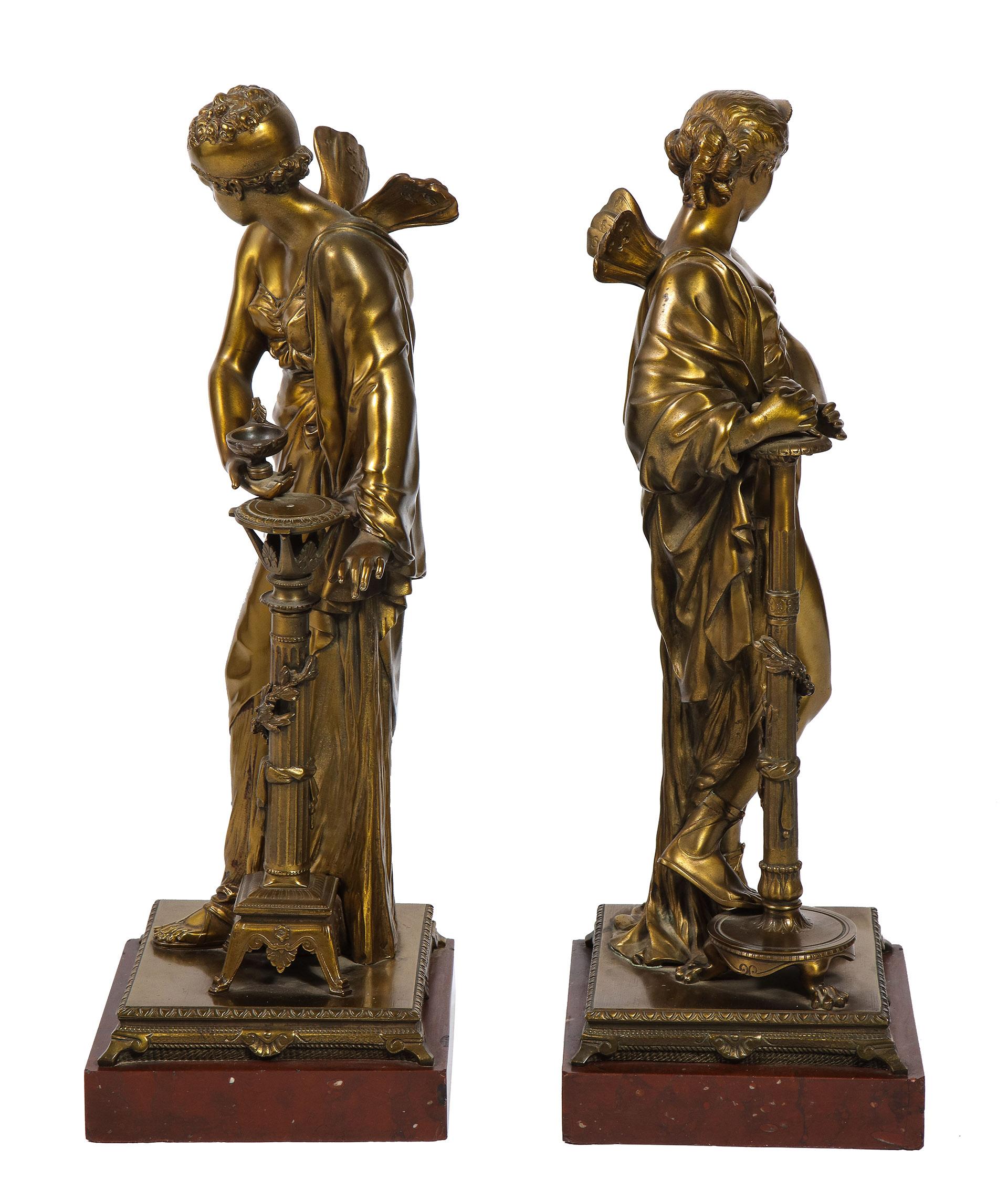 Bronze Figures In Good Condition For Sale In New York, NY