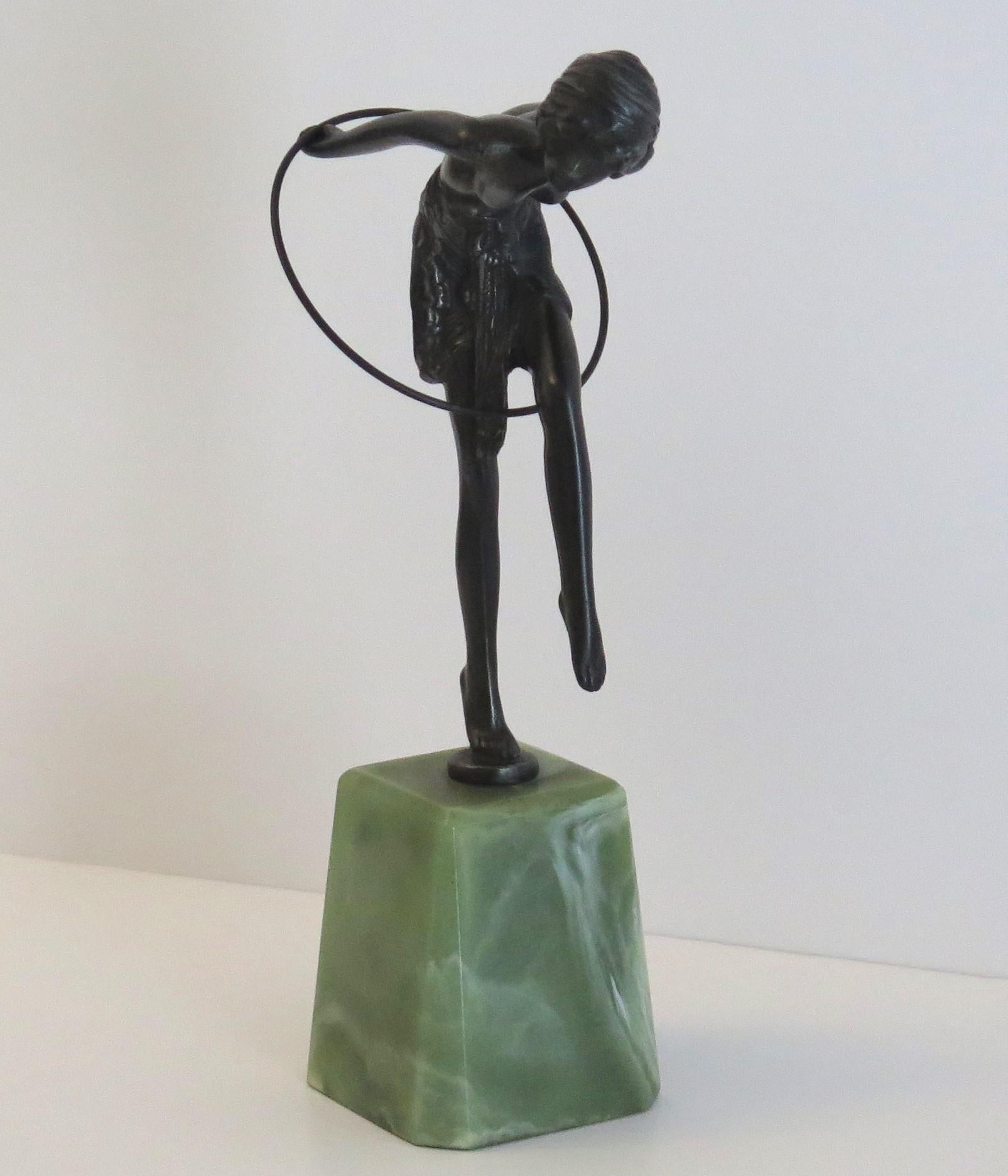 Art déco Créole en bronze représentant une danseuse d'après D H Chiparus, Art Déco, années 1920 en vente