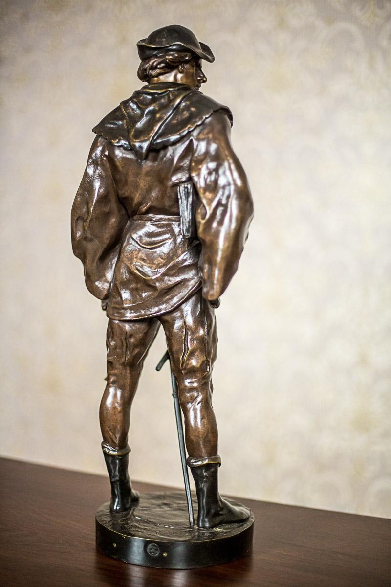 Bronze Figurine Signed by E. Picault, 19th Century 3