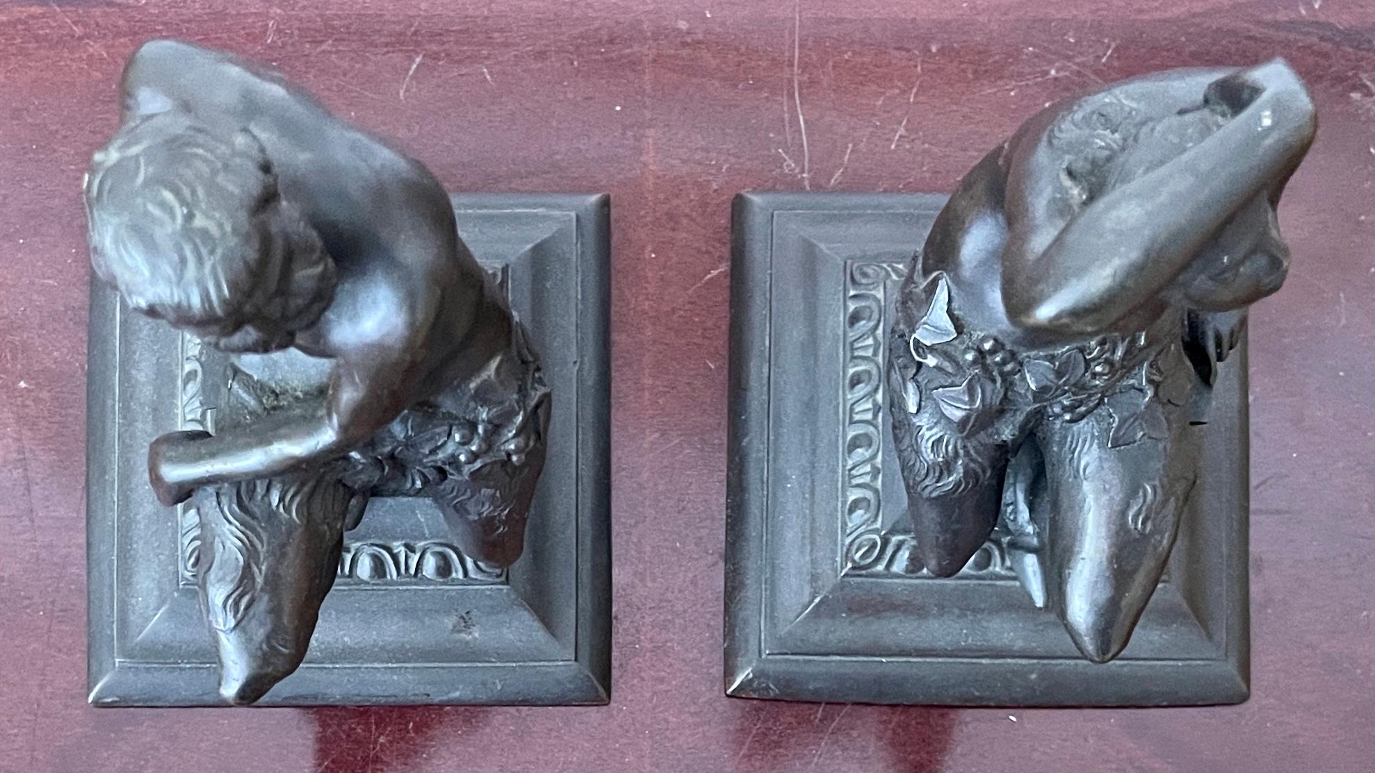 Bronze Figurines of Man and Woman - a Pair For Sale 2