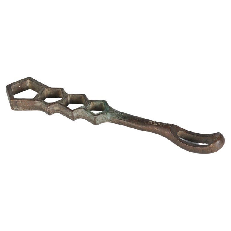 Bronze Fire Hydrant Wrench by Jones For Sale at 1stDibs