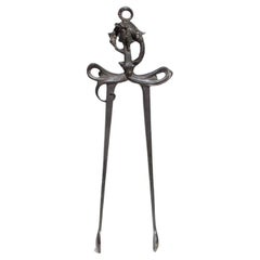 Escultura de bronce "Tong de fuego" de Henri Louis Levasseur