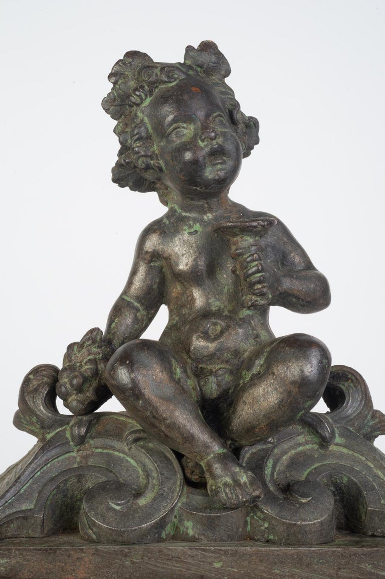 Bronze Fireplace Fender or Faceplate Front Panel with Putti For Sale at 1stDibs argos fire