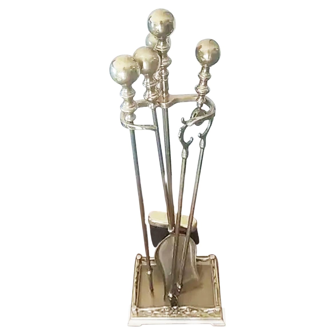 Bronze Fireplace Utensils From The Early 20th Century or Earlier