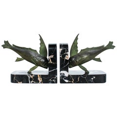 Bronze Fish Bookends