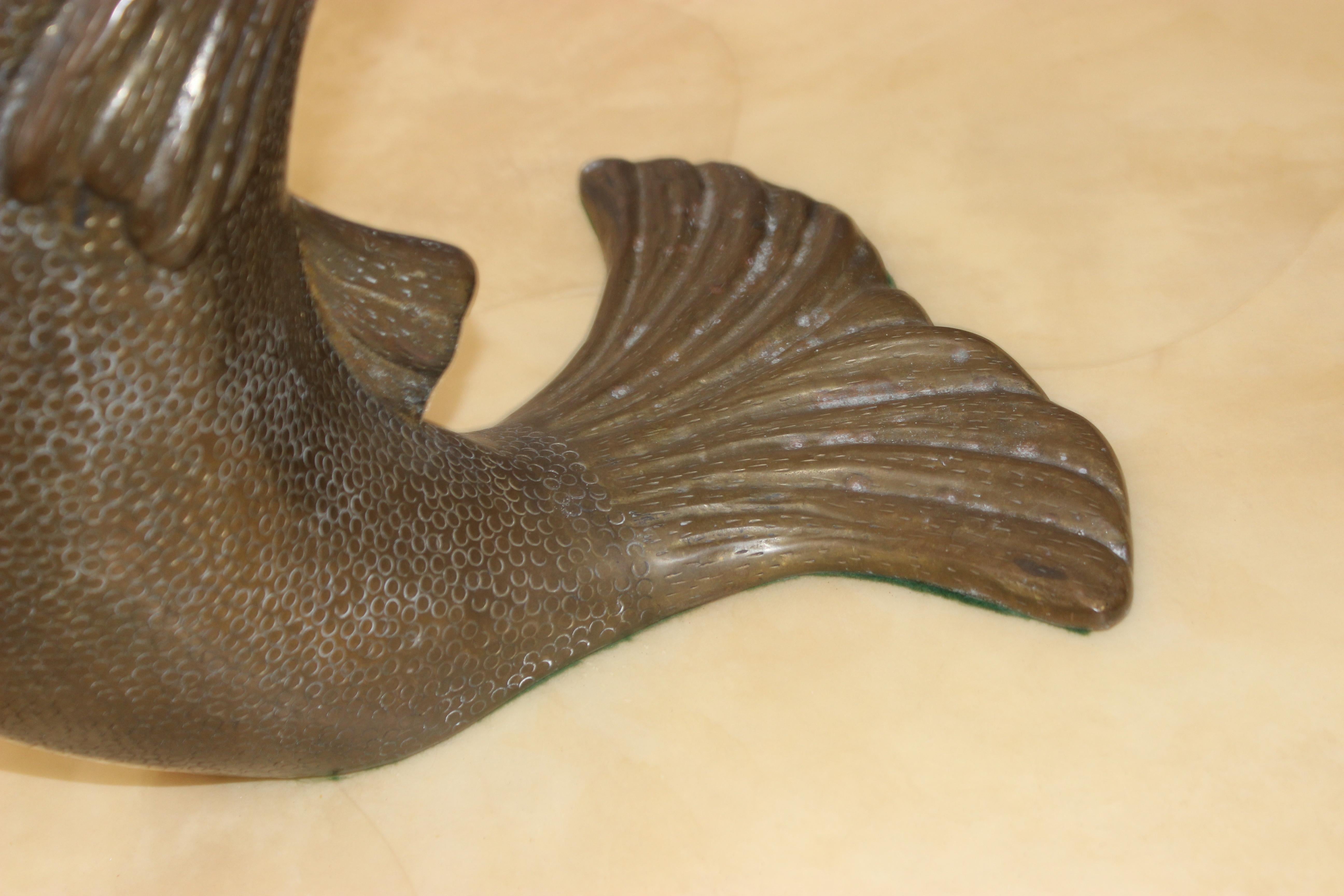 Bronze Fish Form Wine/Champange Cooler 6