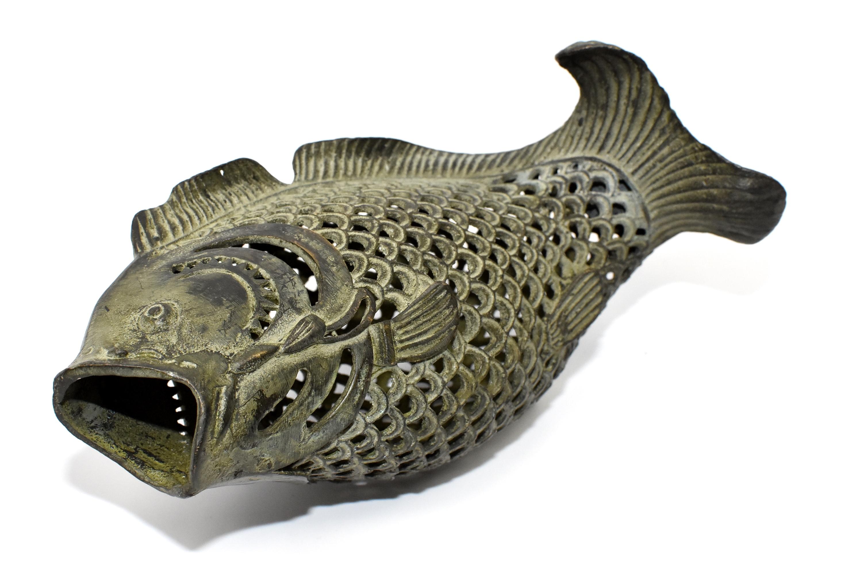Bronze Fish Incense Burner, Oriental Censer 5