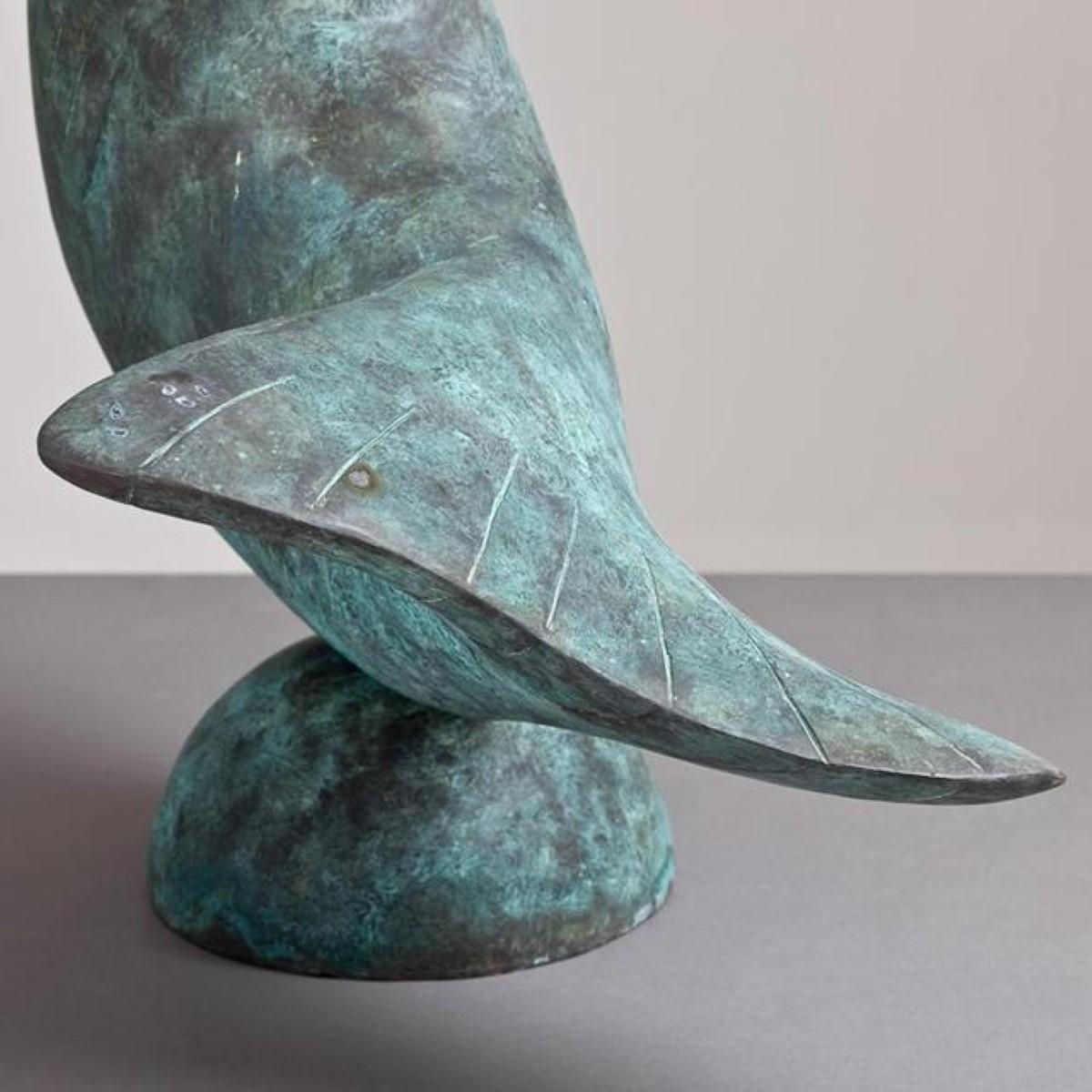 English Bronze Fish Sculpture After Willy Kreitz