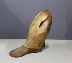 Bronze Fish Sculpture Midcentury by Biagio Romeo, Signed 1977