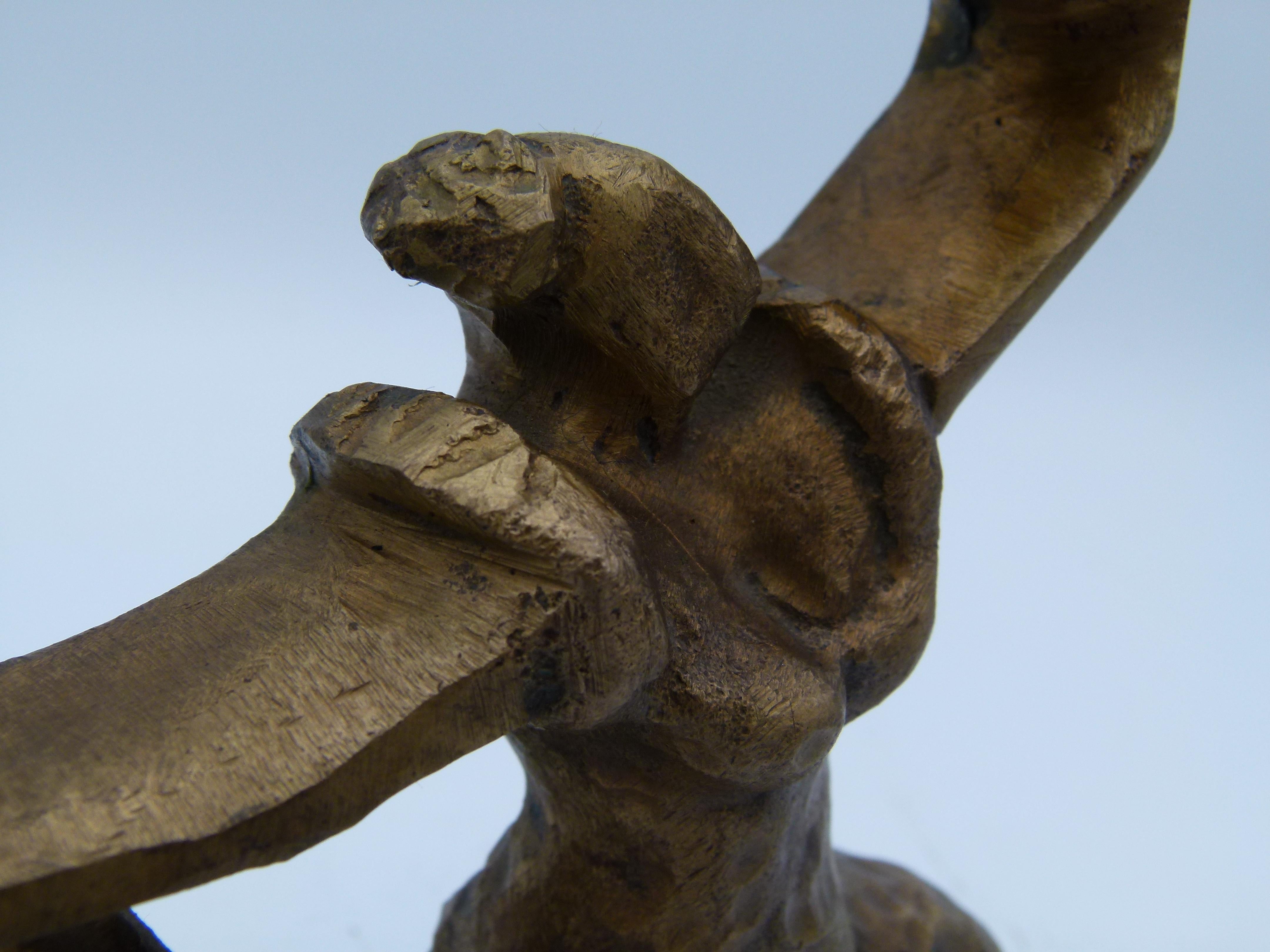 Bronze Flamenco Dancer Sculpture by Manuel Rovira 1