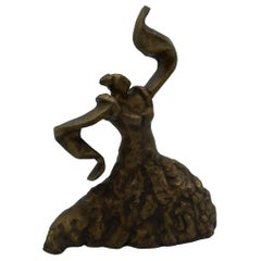 Bronze Flamenco Dancer Sculpture by Manuel Rovira
