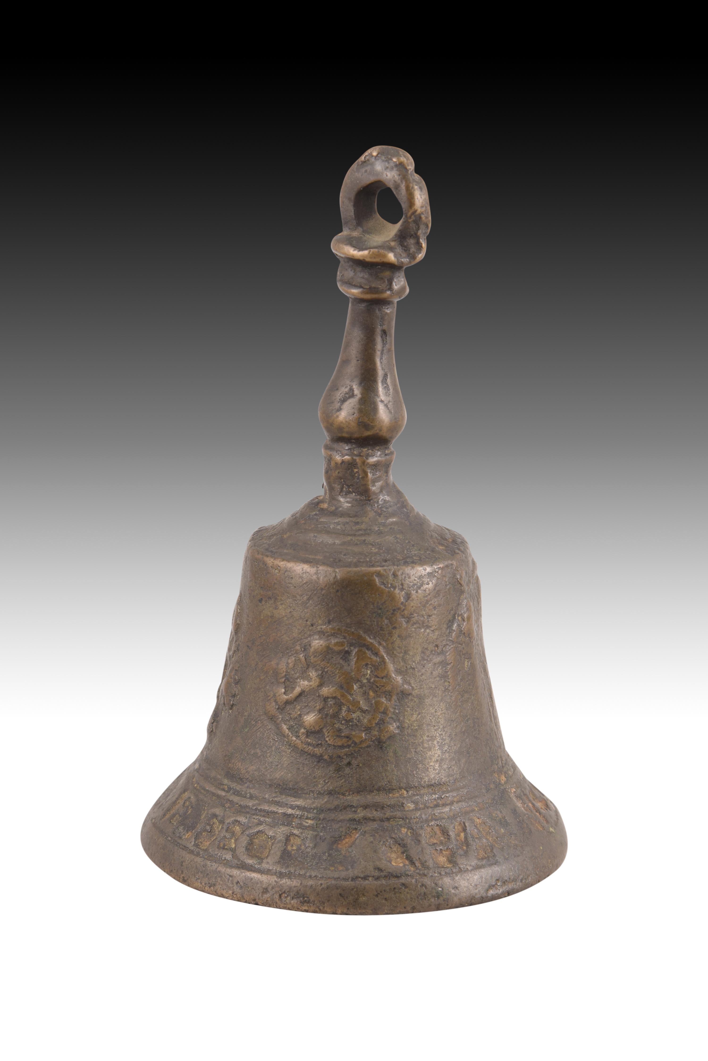 European Bronze Flemish Bell, 16th Century