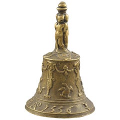 Bronze Flemish Bell, Signed and Dated, Morell, 1556
