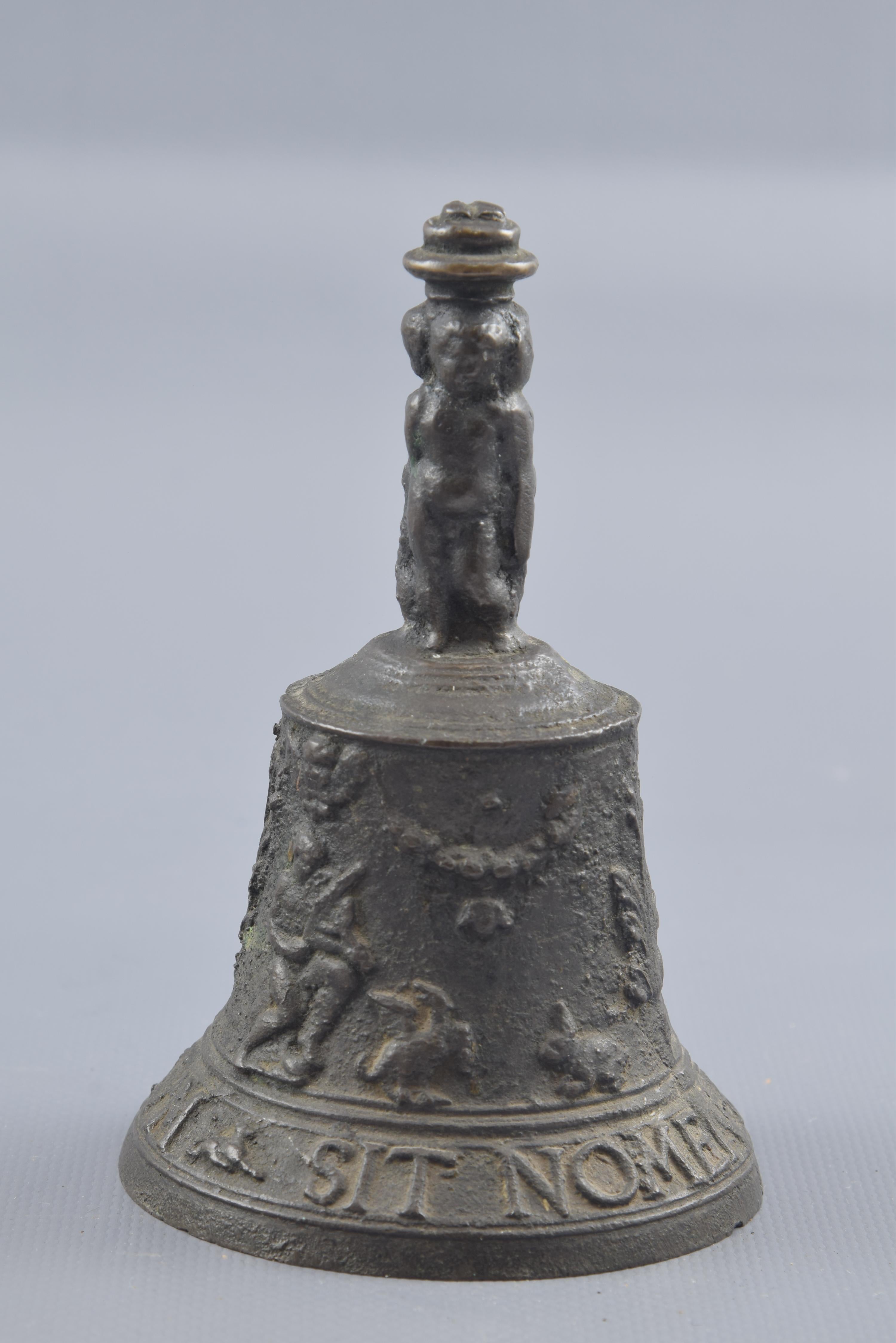 Belgian Bronze Flemish Bell, with Clapper, 16th Century