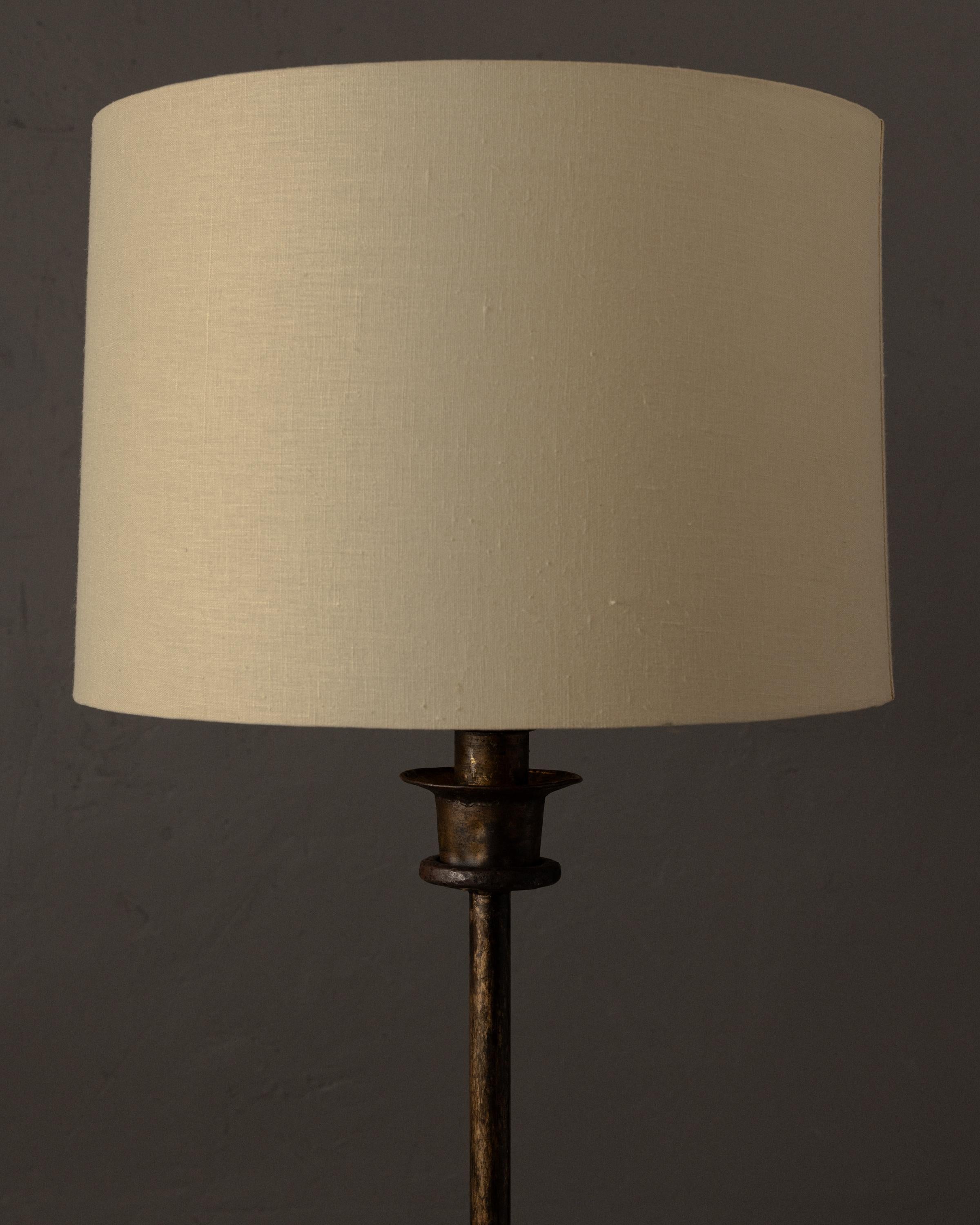 Lampadaire en bronze, 19e siècle Bon état - En vente à Los Angeles, CA