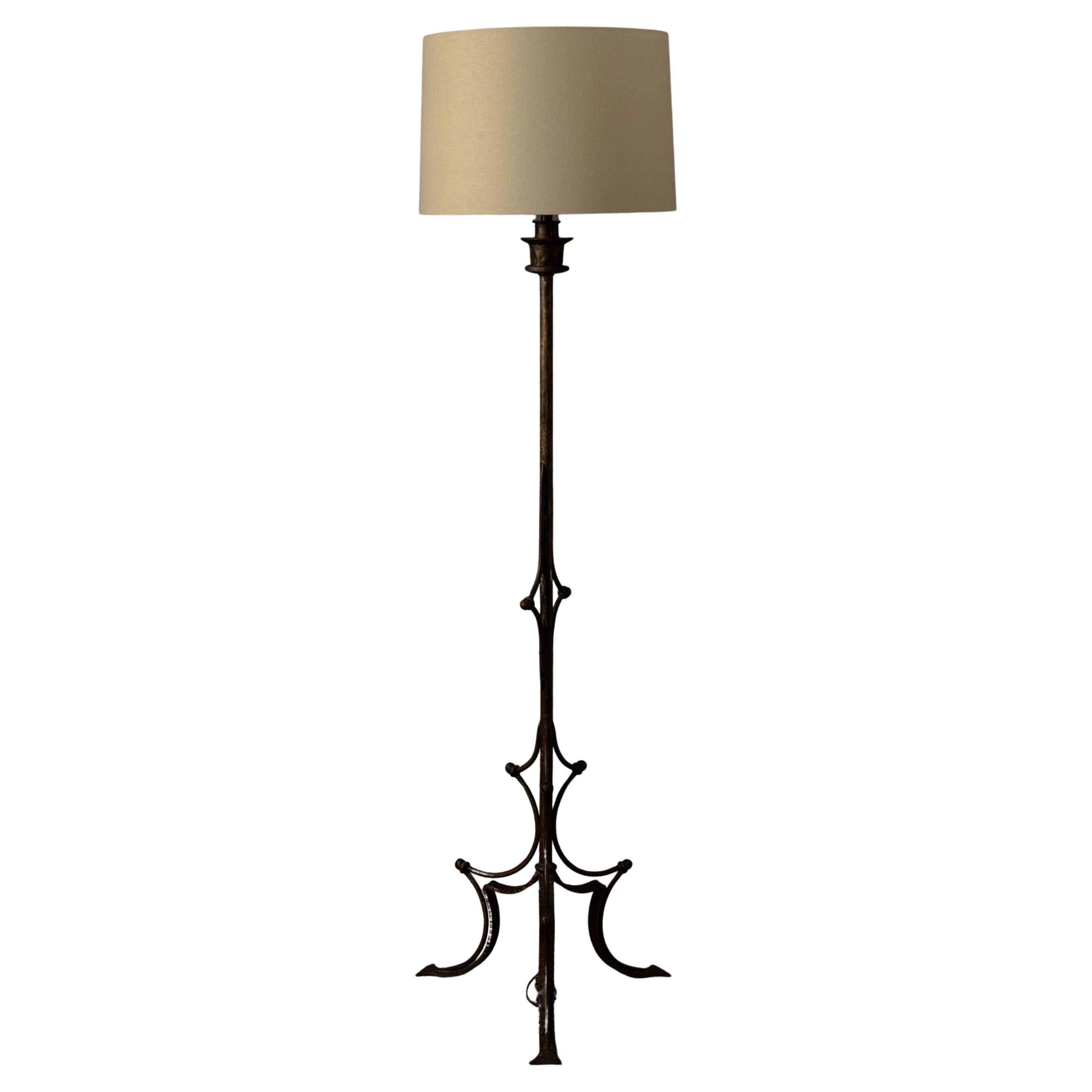 Bronze Floor Lamp, 19th Century