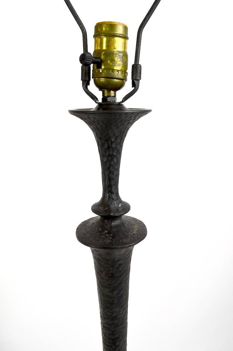 Italian Bronze Floor Lamp 
