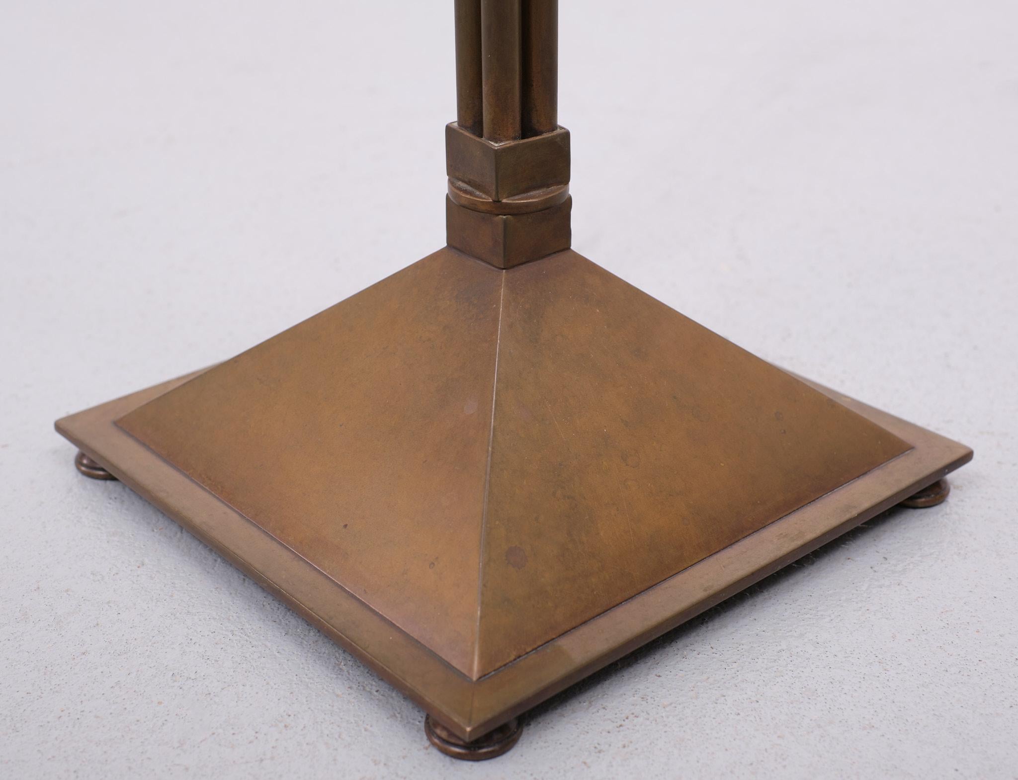 Bronze Floor Lamp by Deknudt, Belgium, 1970s For Sale 1