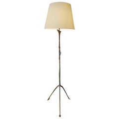 Bronze Floor Lamp by Félix Agostini, 1957