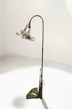 Bronze Floor Lamp by Lothar Klute
