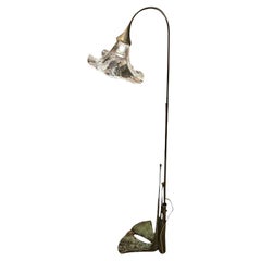 Stehlampe aus Bronze von Lothar Klute