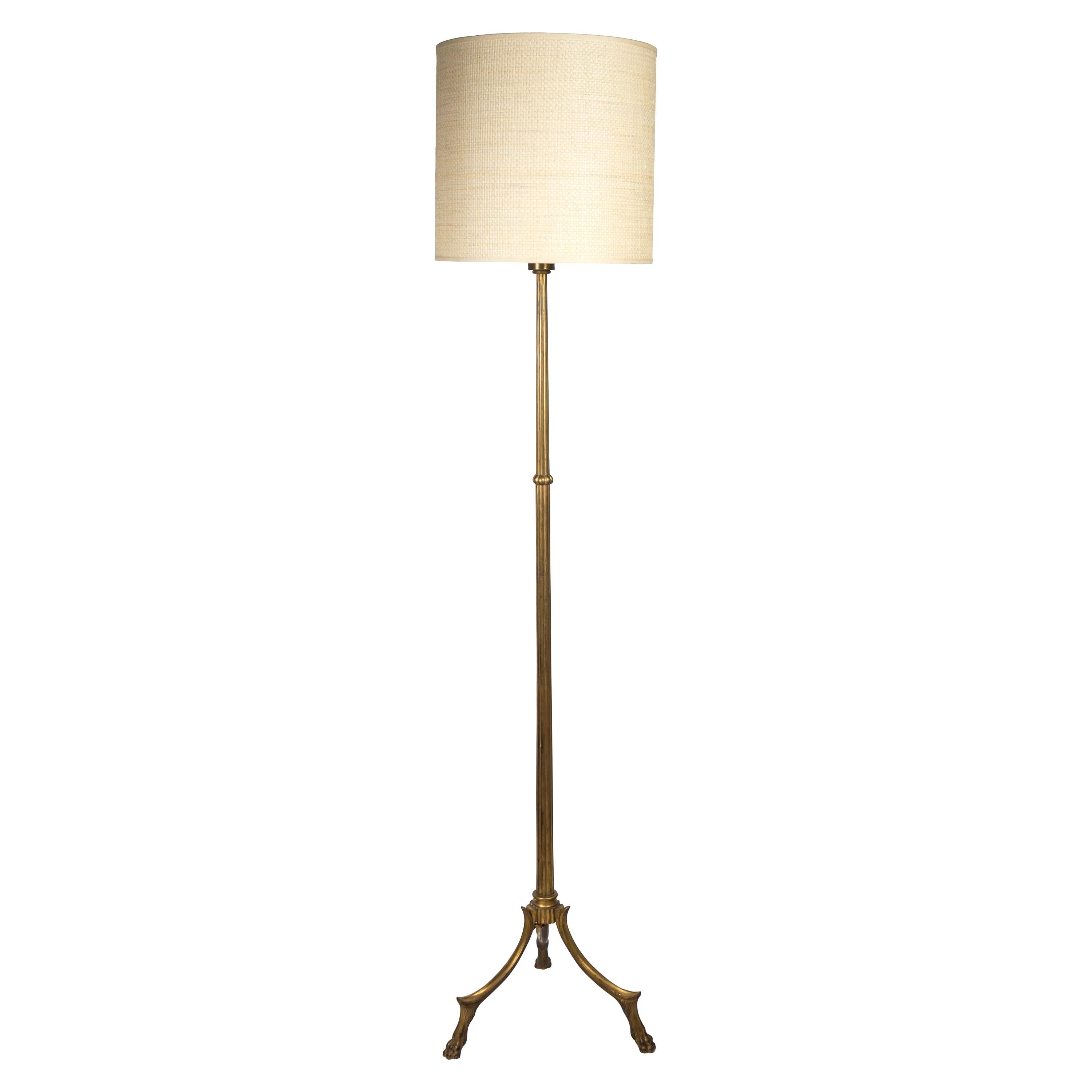 Bronze Floor Lamp by Maison Delisle at 1stDibs