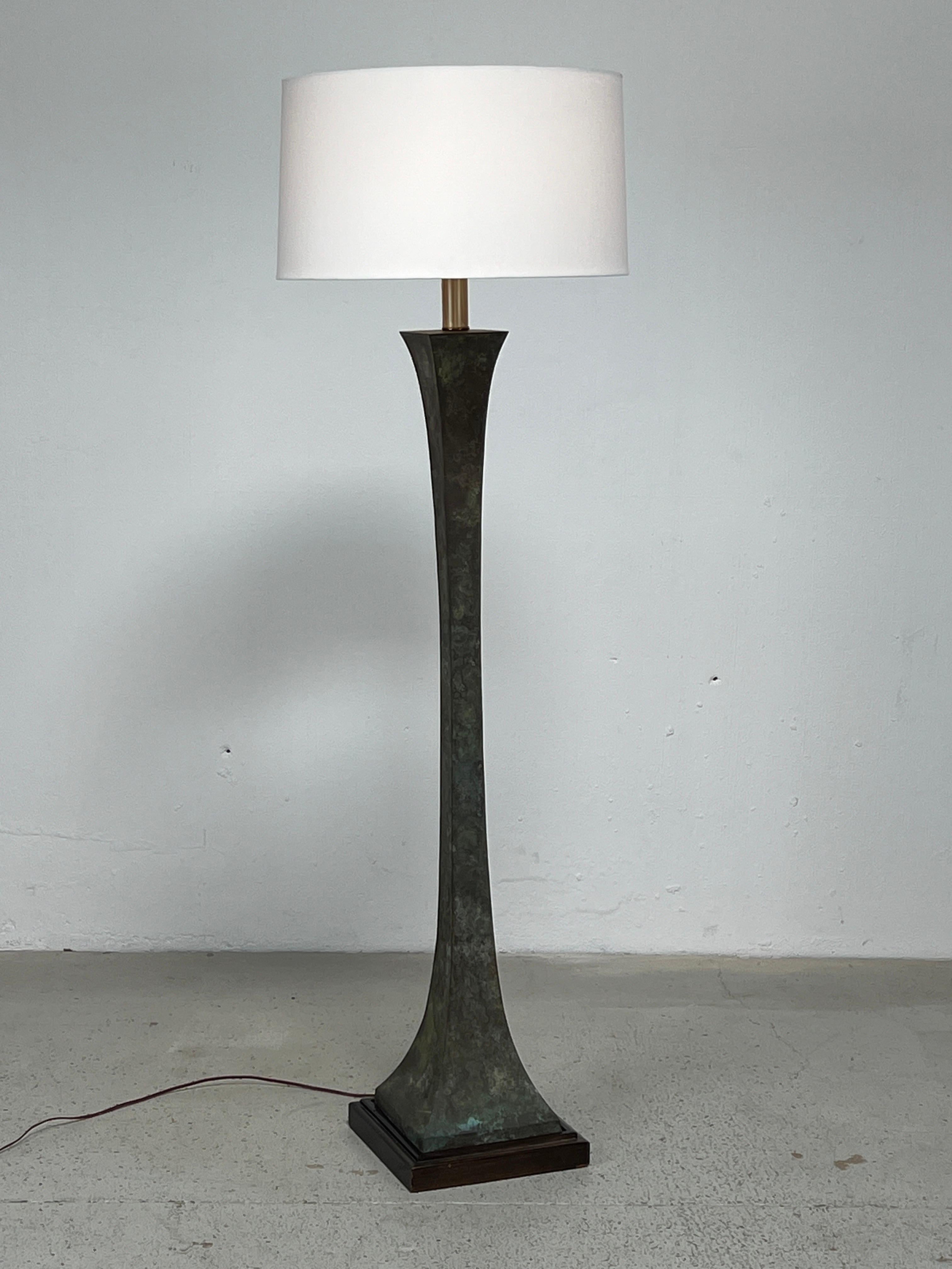 Bronze Floor Lamp by Stewart Ross James for Hansen 4