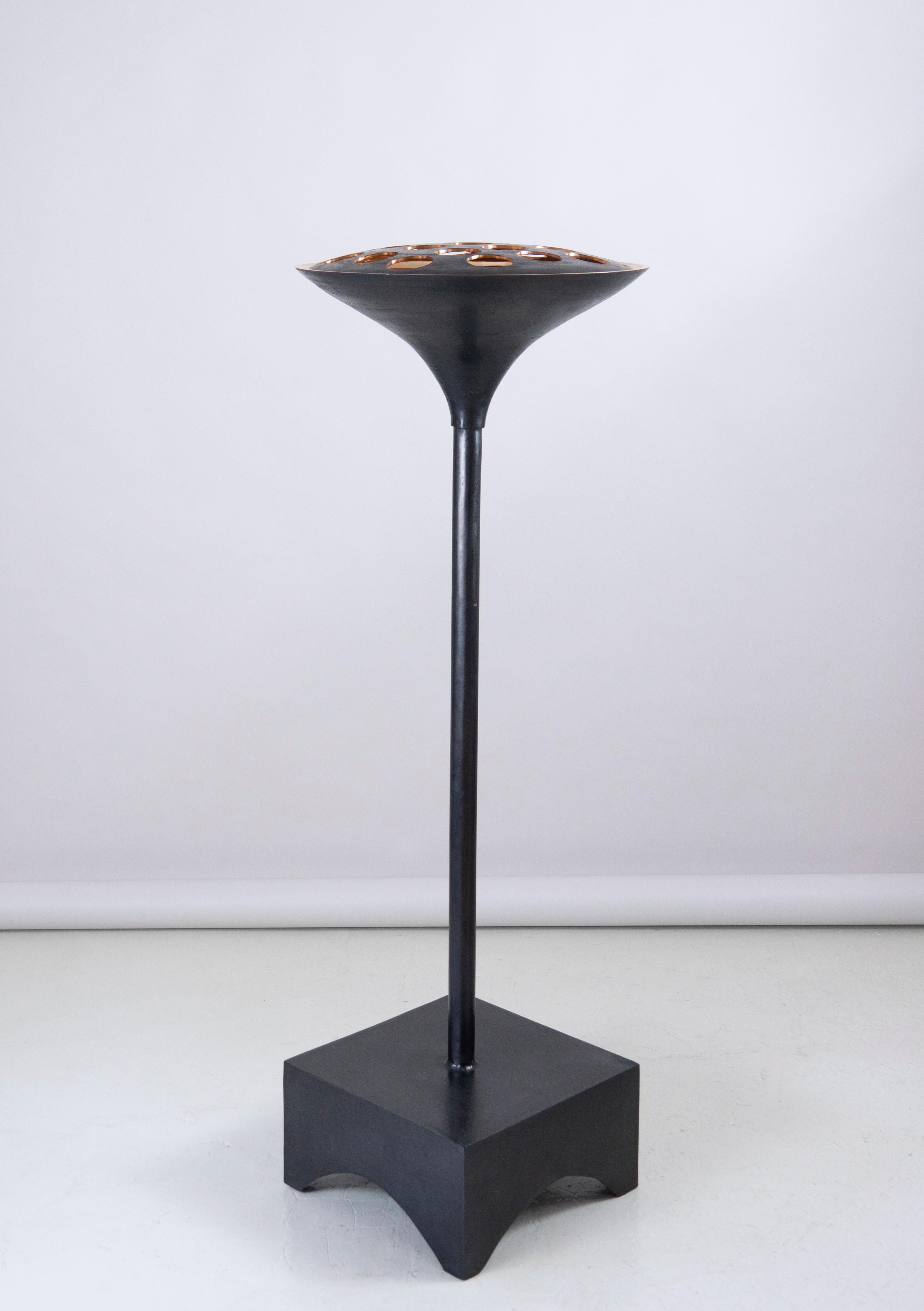 Contemporary Bronze Floor Lamp by Tinatin Kilaberidze For Sale