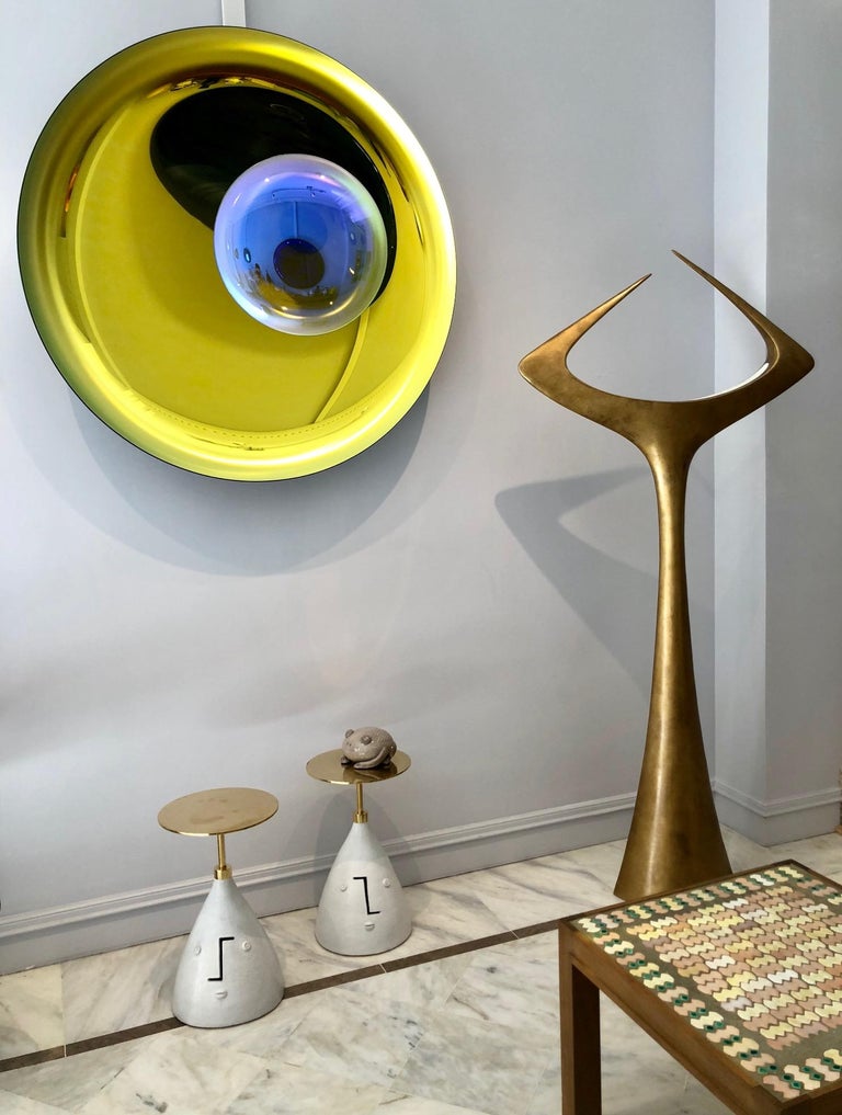  Bronze Floor Lamp 'Matta'  by french designer Alexandre Logé For Sale 3