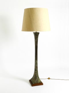 Lampada da terra in bronzo Verdigris di Stewart Ross James per Hansen Lighting, USA 1960