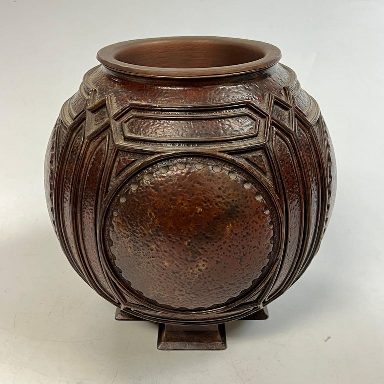 Bronze Flower Vase from Frank Lloyd Wright Collection at 1stDibs