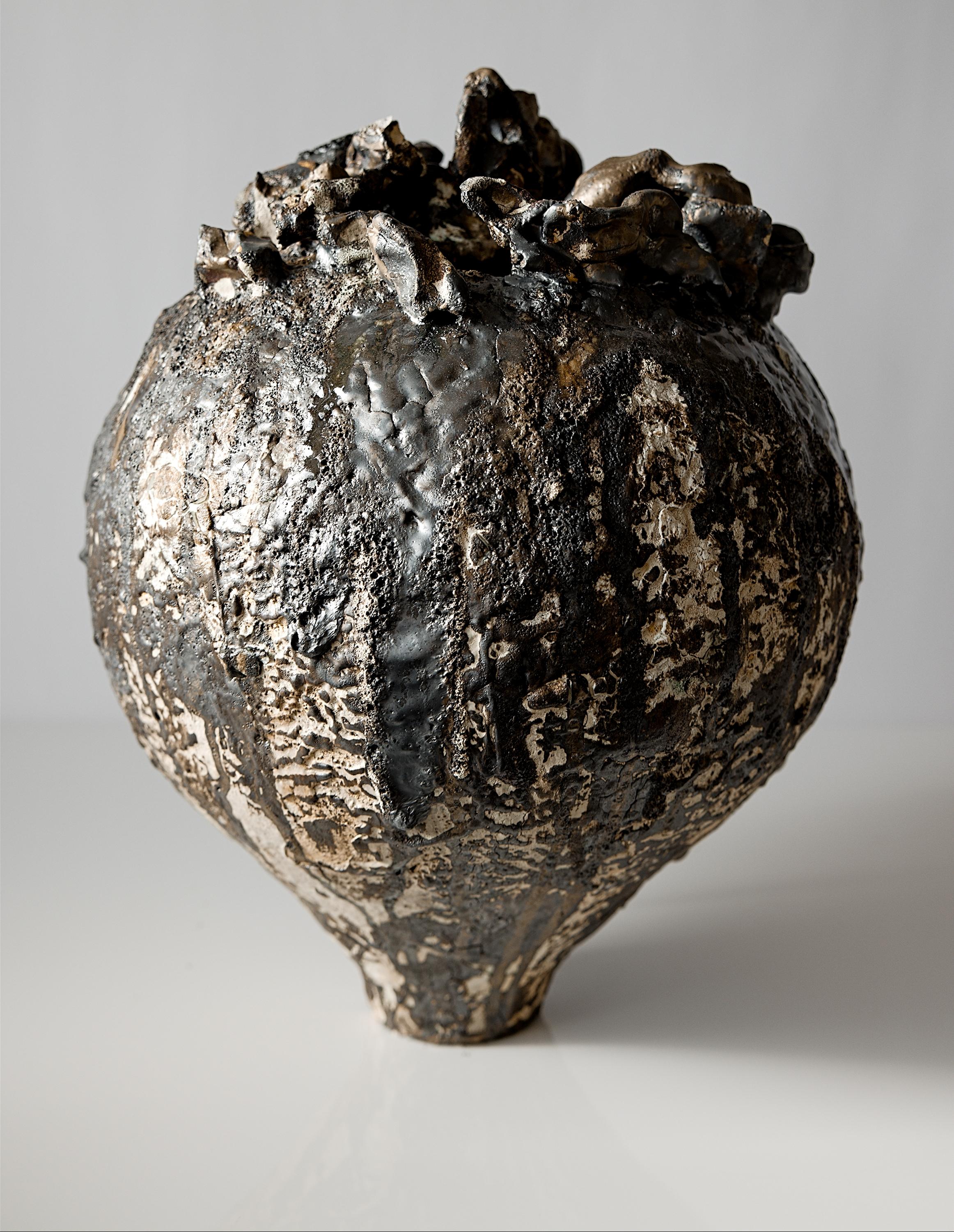 Fragment de bronze Fubuki Moon Pod Vase II ! en vente 2