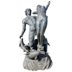 Bronze Freestanding Fountain, 20th Century