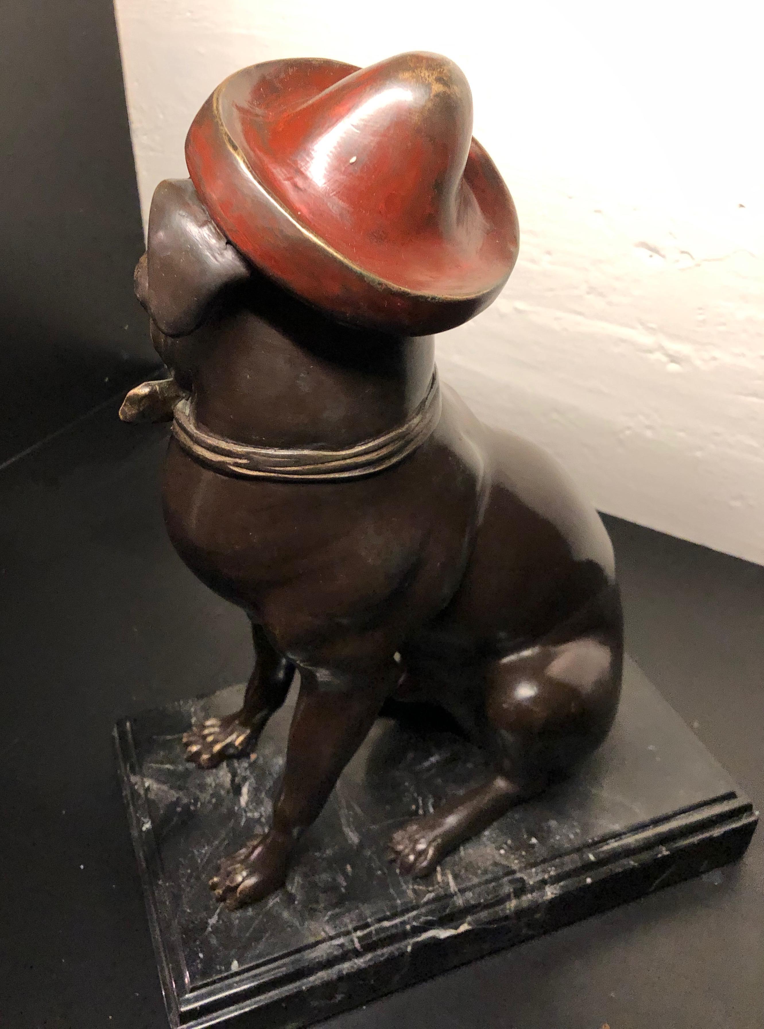 Bronze French Bull Dog Sculpture Art Deco 2