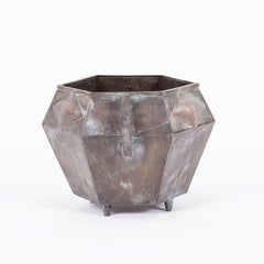 Bronze French Polygon-Shaped Jardinière
