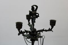 Bronze French Style 3 Branch Candelabra