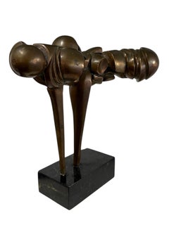 Bronze Futurist Sculpture by Palomo, Spain, 1971, signed and numbered 3 of 3