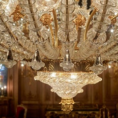 18th Century Style 40 arms Bronze Gabrielle Fleurs Chandelier