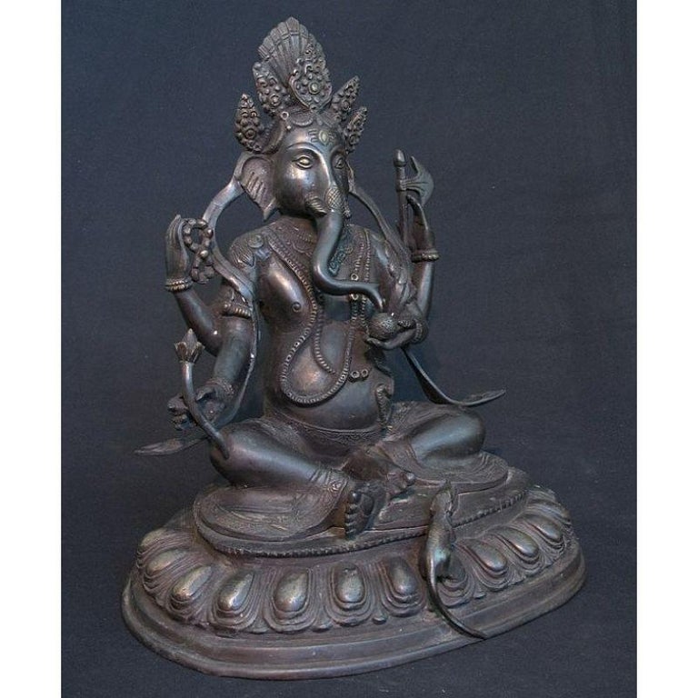 Bronze Ganesha from India For Sale at 1stDibs
